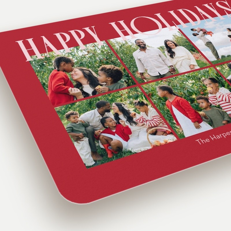 Elegant Serif Holiday Card