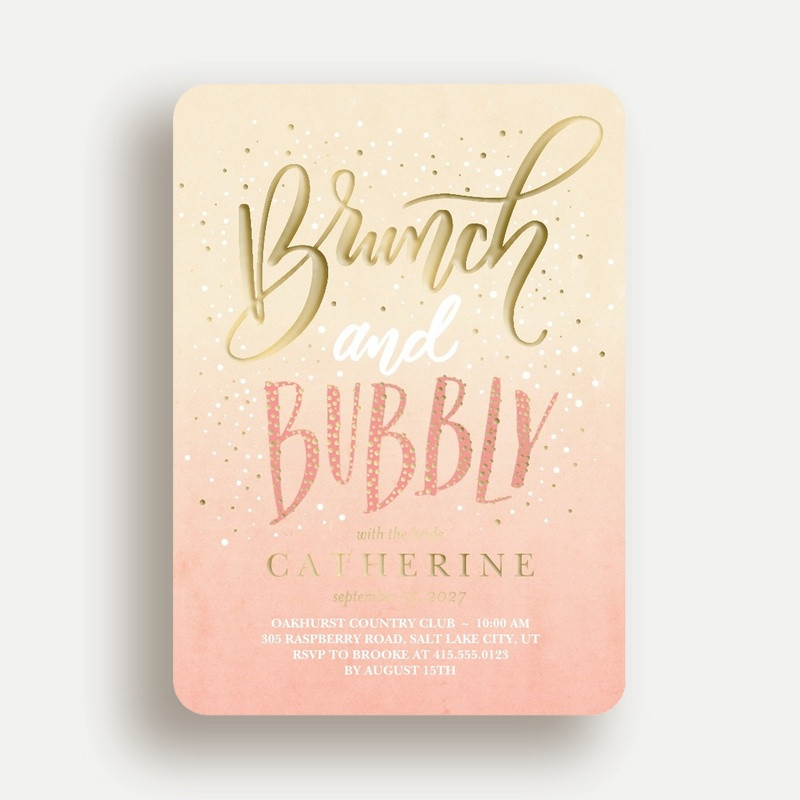 Spring Wedding Shower Invitations
