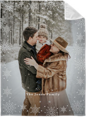 Snowflake Overlay Portrait