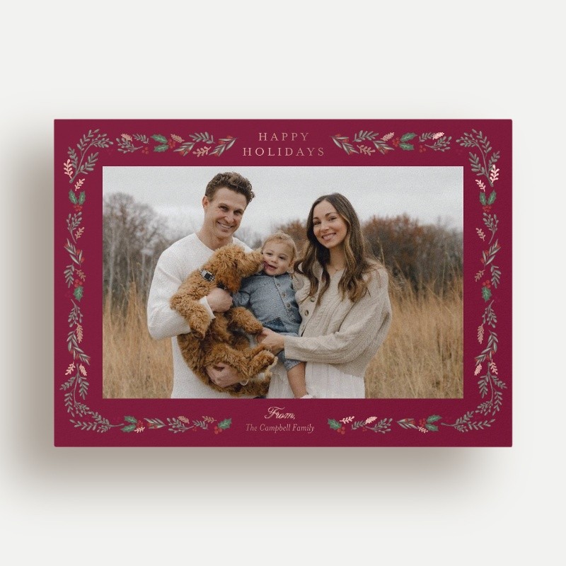 Painted Holly Frame