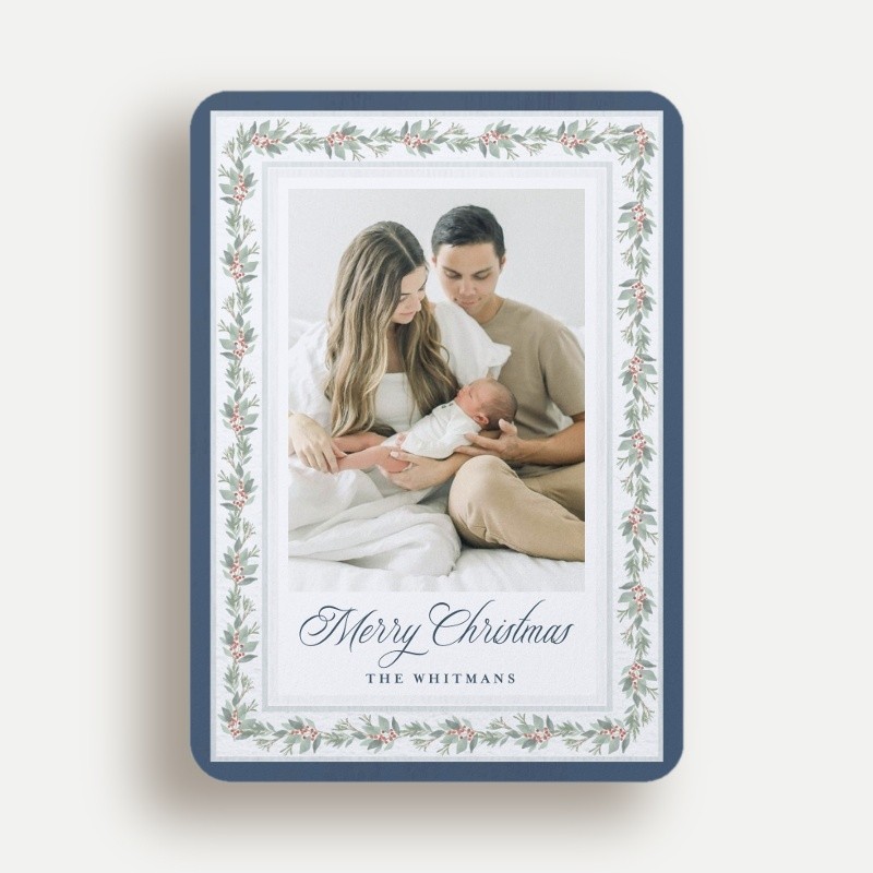 Painted Foliage Holiday Card