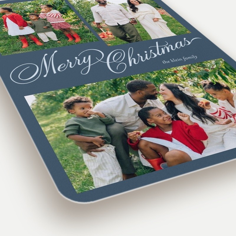 Script Collage Holiday Card