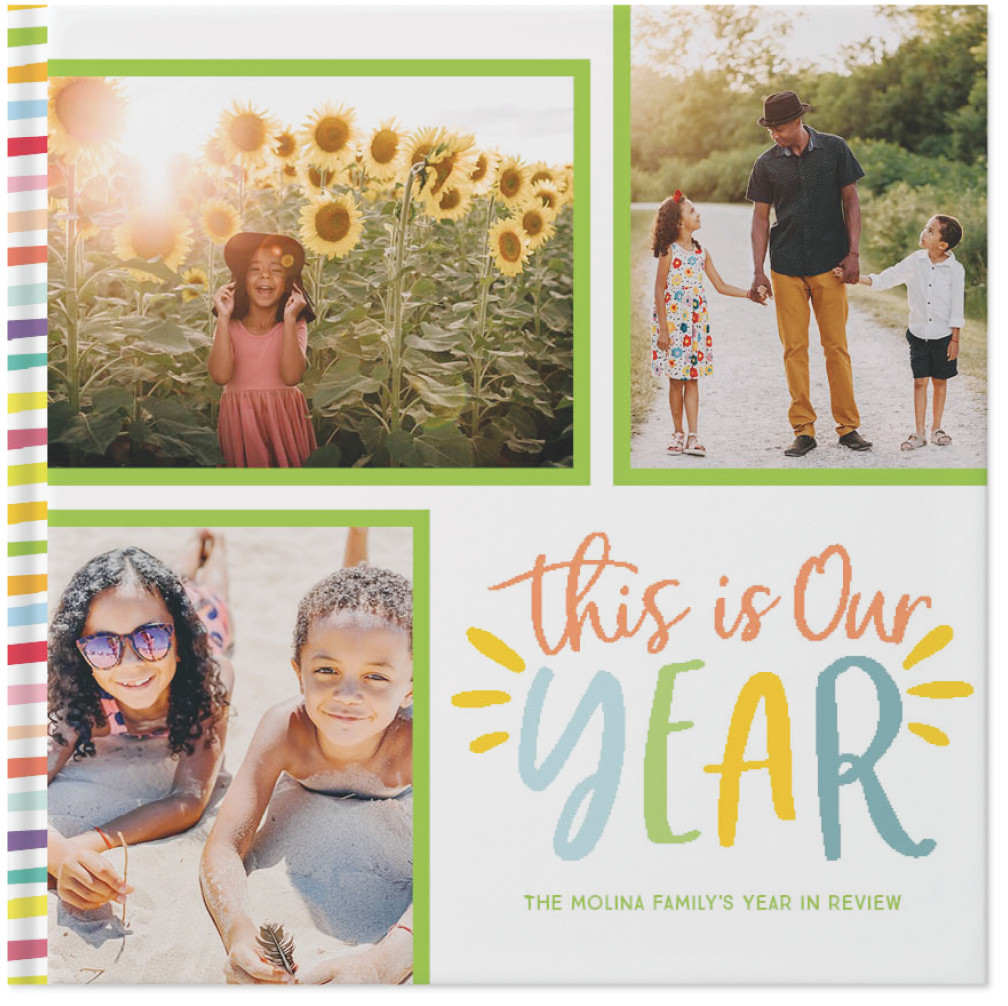 Colorful Year in Review by Sarah Hawkins Designs 10x10 undefined  Photo Book