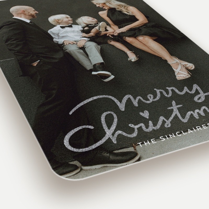 Merry Script Holiday Card