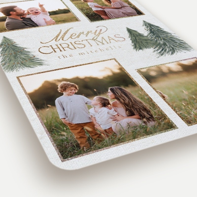 Elegant Pines Holiday Card