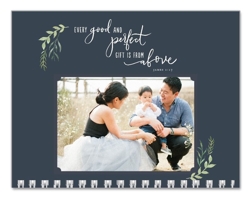 Elegant Blessings Calendar 8x11 undefined  Wall Calendar