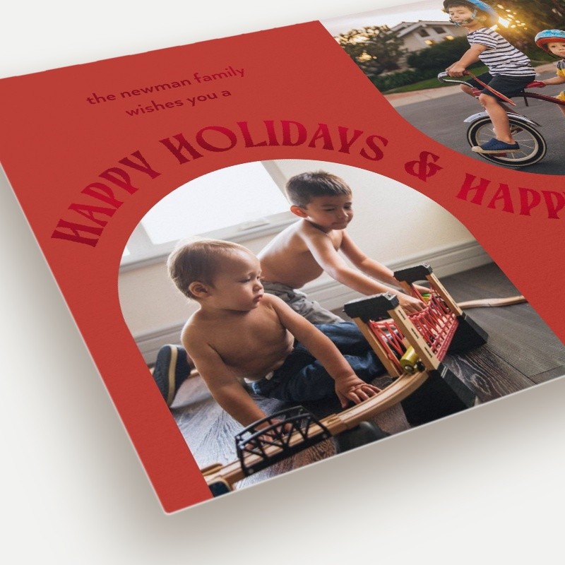 Arched Greeting Holiday Card