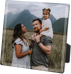 Modern Double Border Portrait