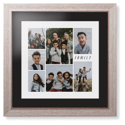 Rustic Picture Gallery Collage Of Seven