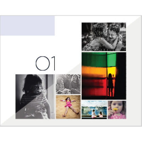 Modern Collage 8x11 undefined  Wall Calendar