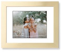 Double Heart Line Art