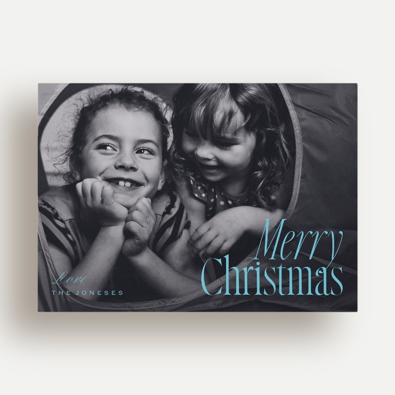Bright Stripe Holiday Card