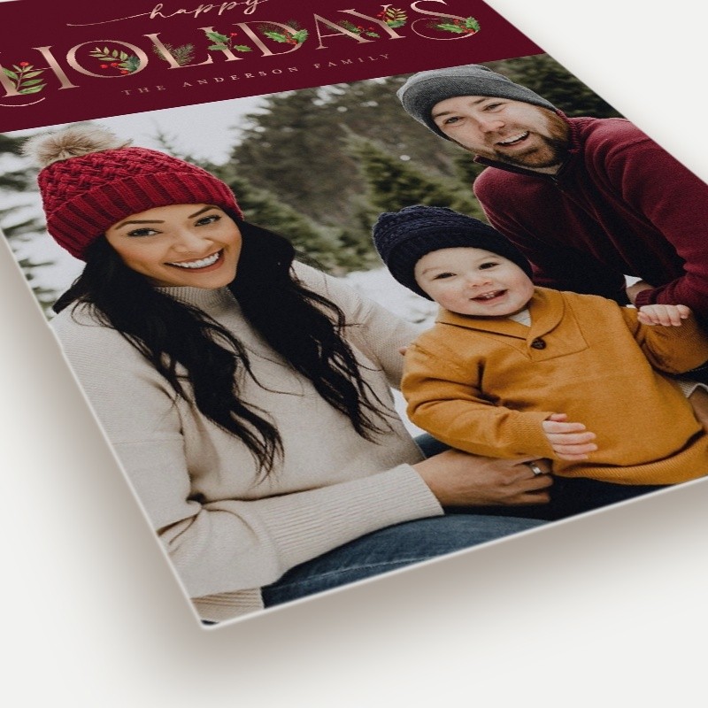 Classic Statement Holiday Card