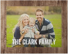 Printed Weathered Faux Wood Landscape