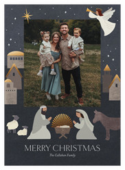 Editable Nativity Scene