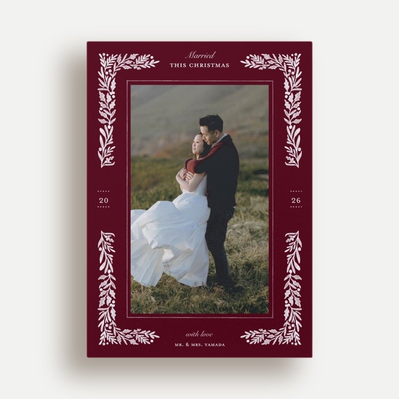 Holly Union Holiday Card