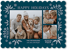 Editable Snowflake Frame