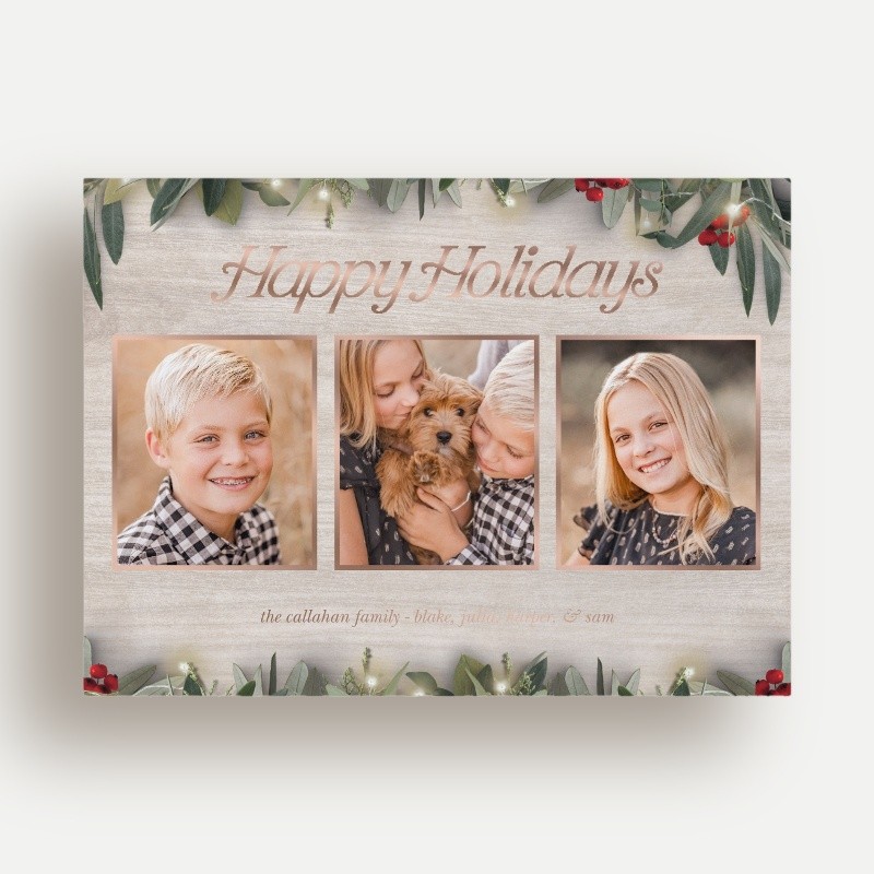 Botanical Trio Holiday Card
