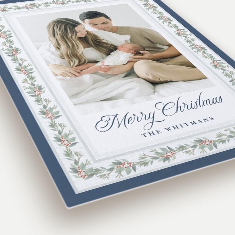 Painted Foliage Holiday Card
