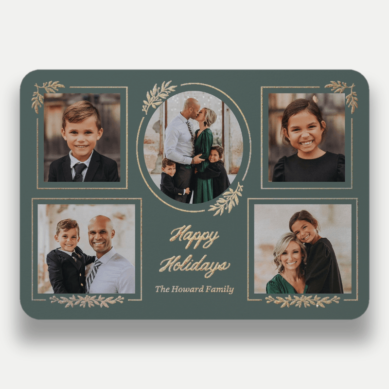 Botanical Frames Holiday Card