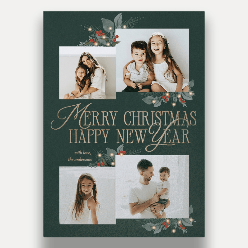 Botanical Sentiment Holiday Card