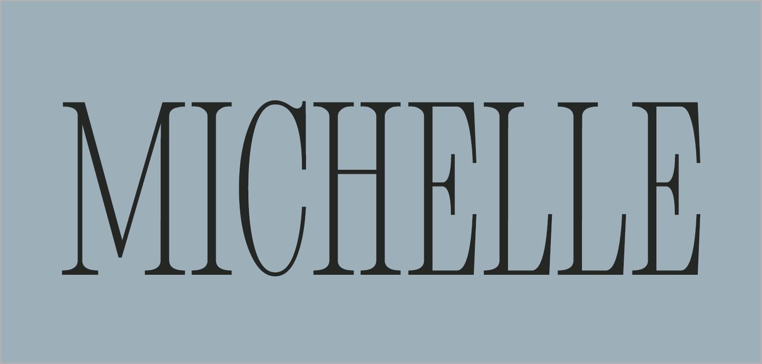 Modern Name Photo Mug Modern Name 15oz Blue Photo Mug