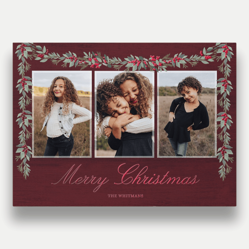 Berry Swag Holiday Card
