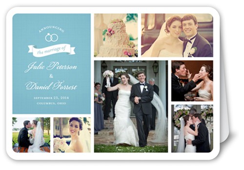 Wedding Rings Collage 5x7 Folded