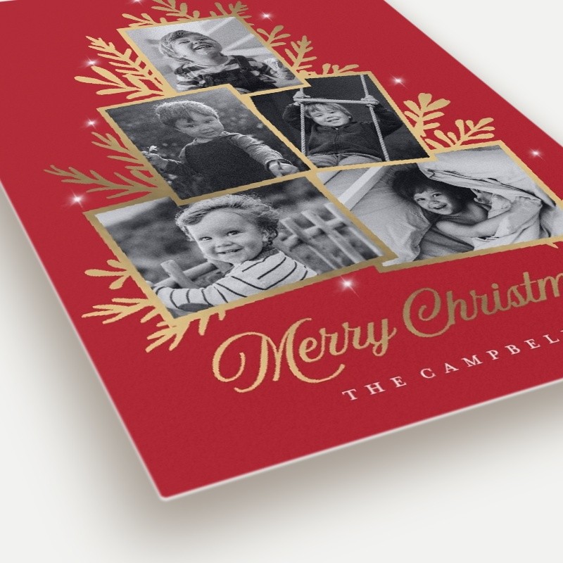 Sprig Tree Holiday Card