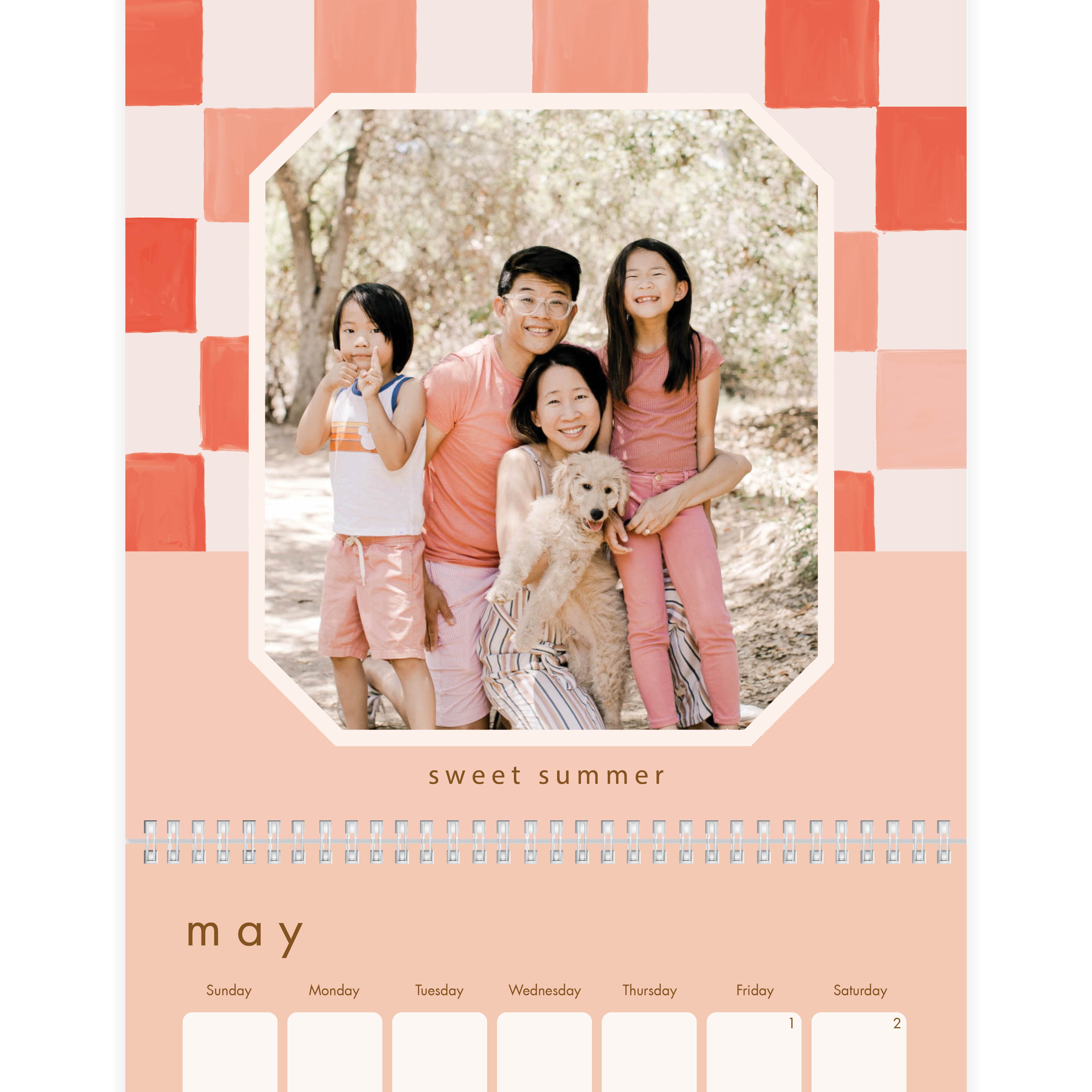 Cheerful Patterns Calendar