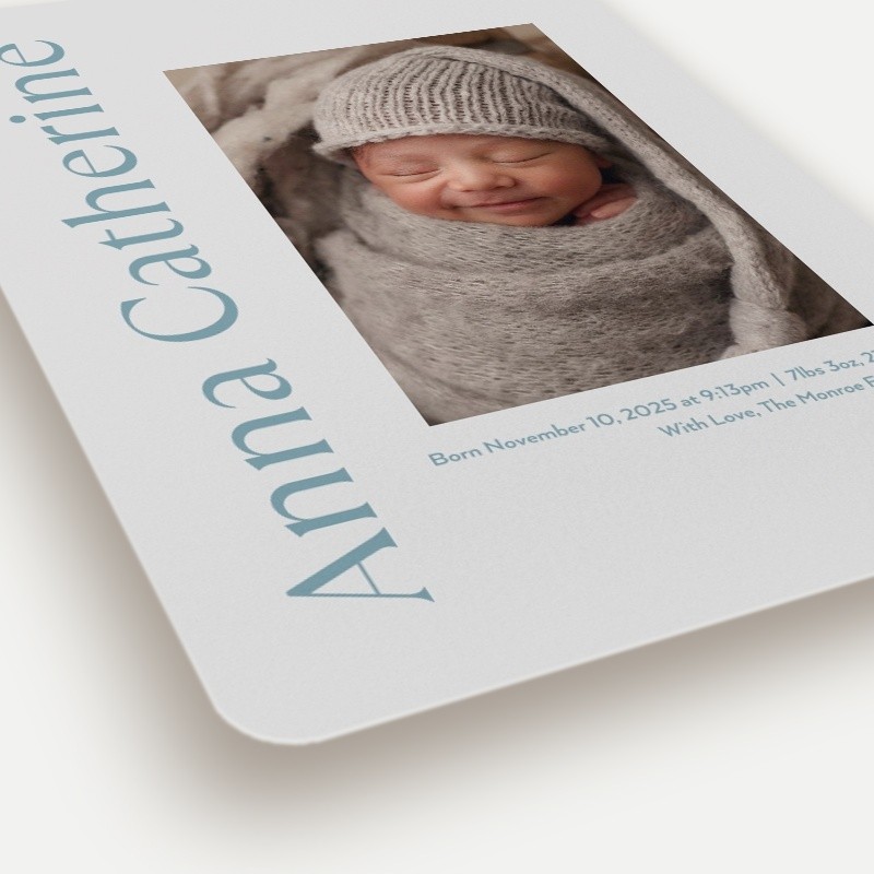Editorial Debut Birth Announcement