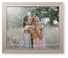 Double Heart Line Art