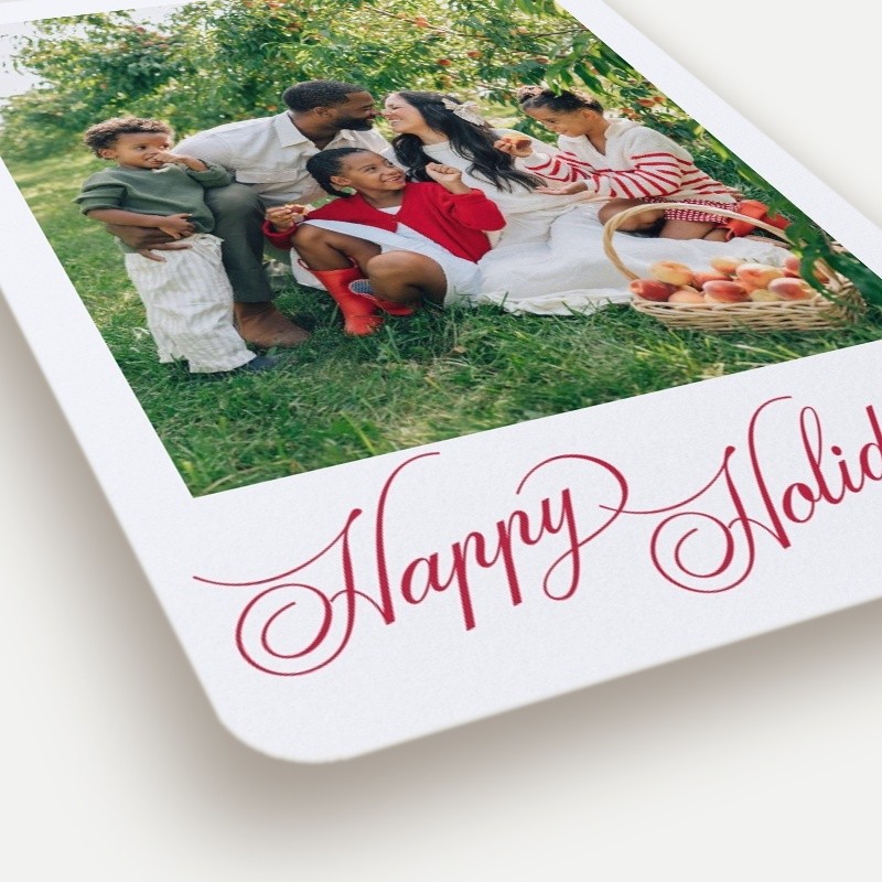 Script Collage Holiday Card