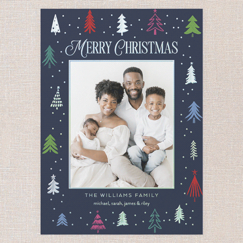 Festive Tree Border