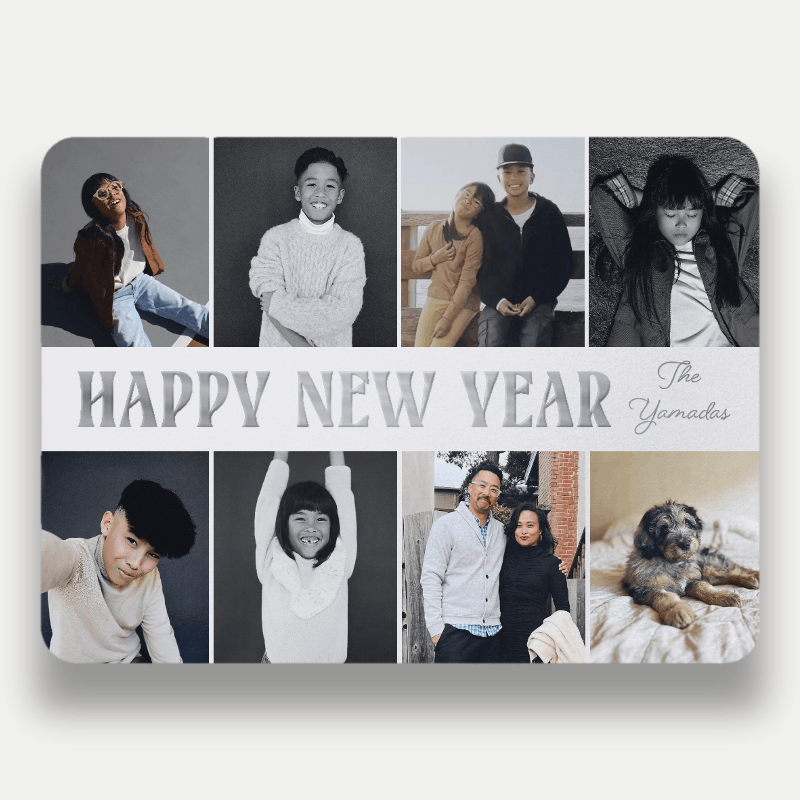 Bold Stack Holiday Card