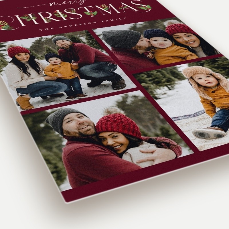 Classic Statement Holiday Card