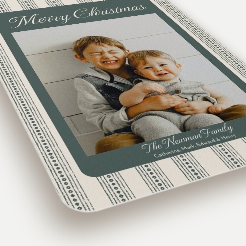 Stripe Dots Holiday Card