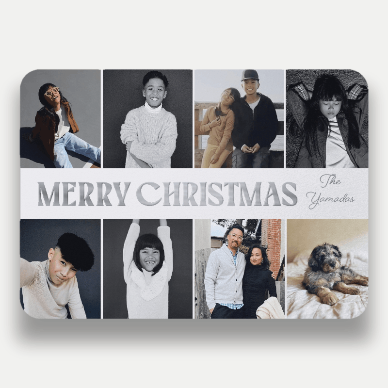 Bold Stack Holiday Card