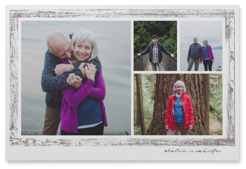 Brushed Border Collage Of Four