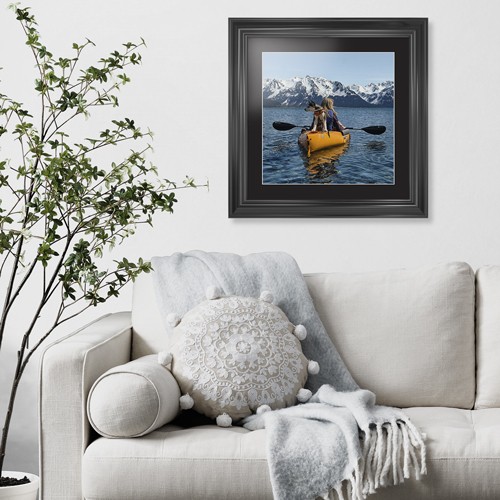 Photo Gallery Landscape 16x16 Multicolor  Framed Print