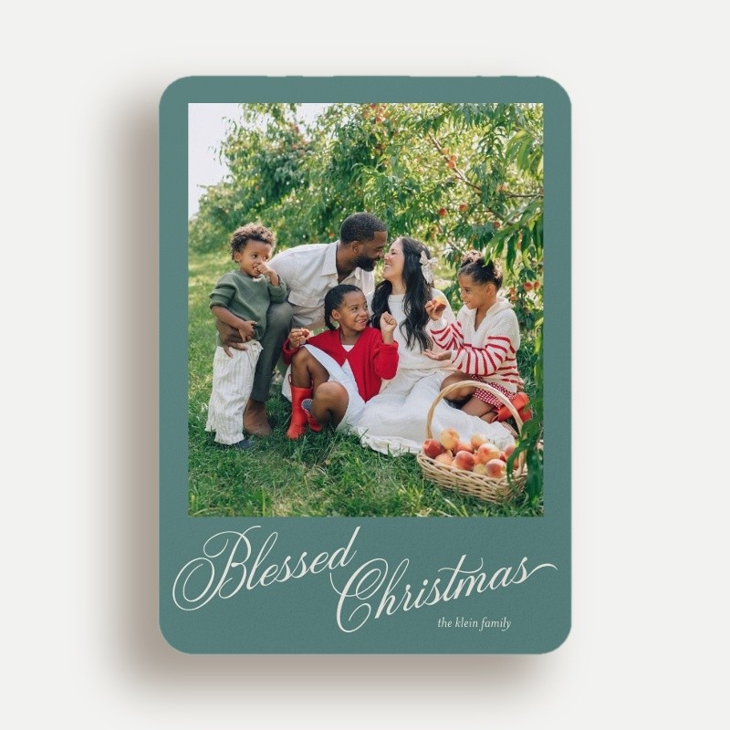 Script Collage Holiday Card
