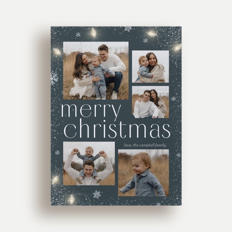 Twinkling Lights Holiday Card