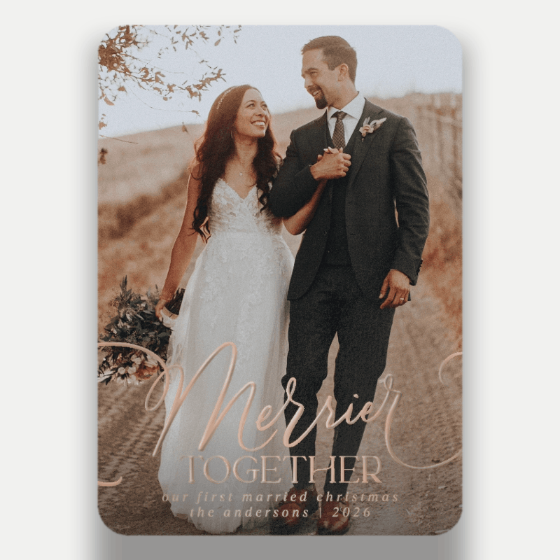 Joyful Whirls Holiday Card