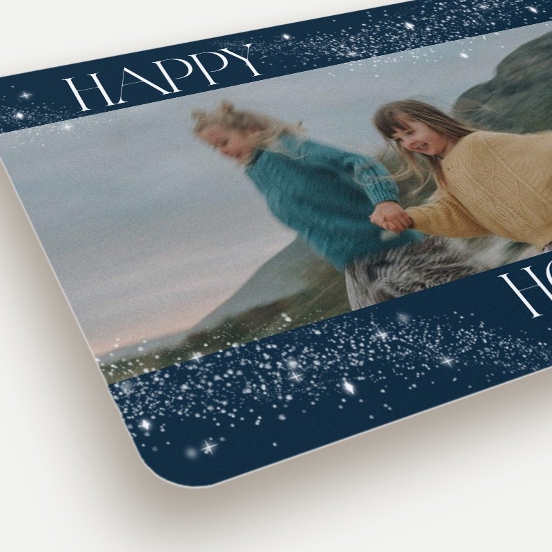 Celestial Sparkle Holiday Card