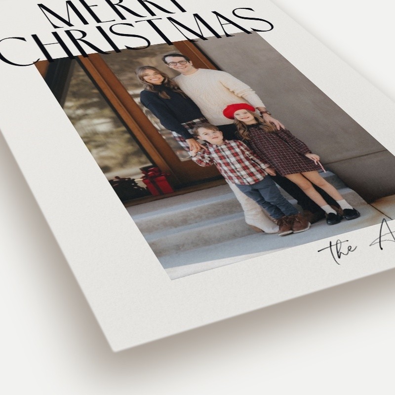 Magazine Cover Holiday Card
