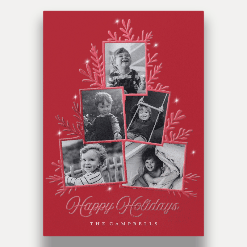 Sprig Tree Holiday Card