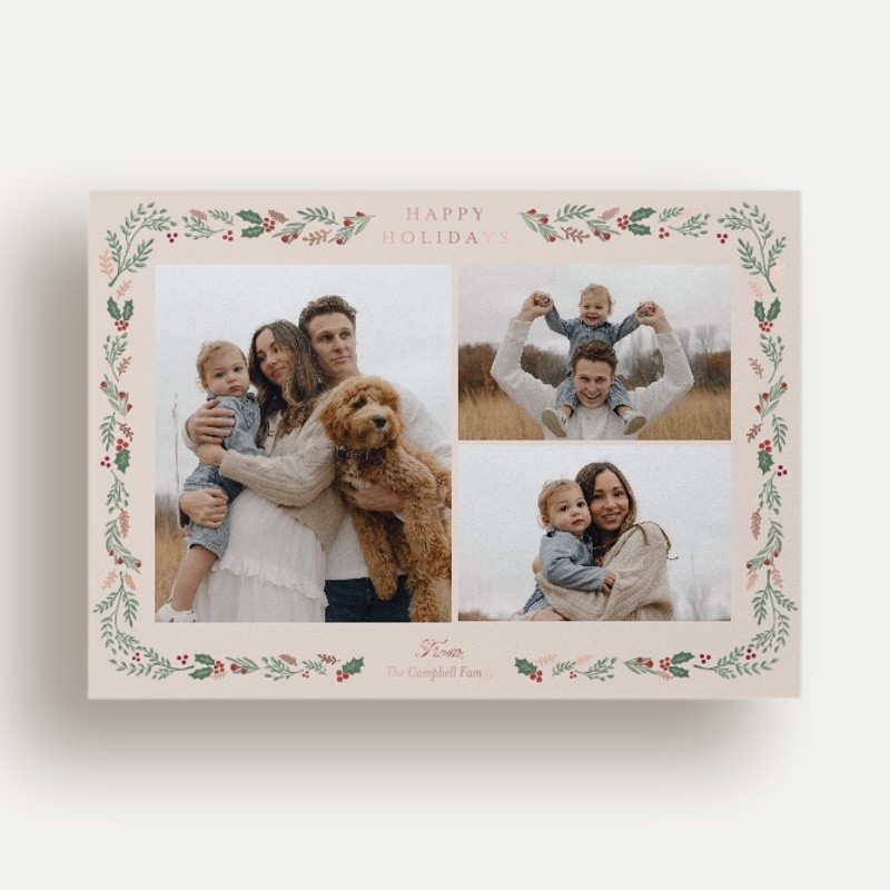 Painted Holly Frame