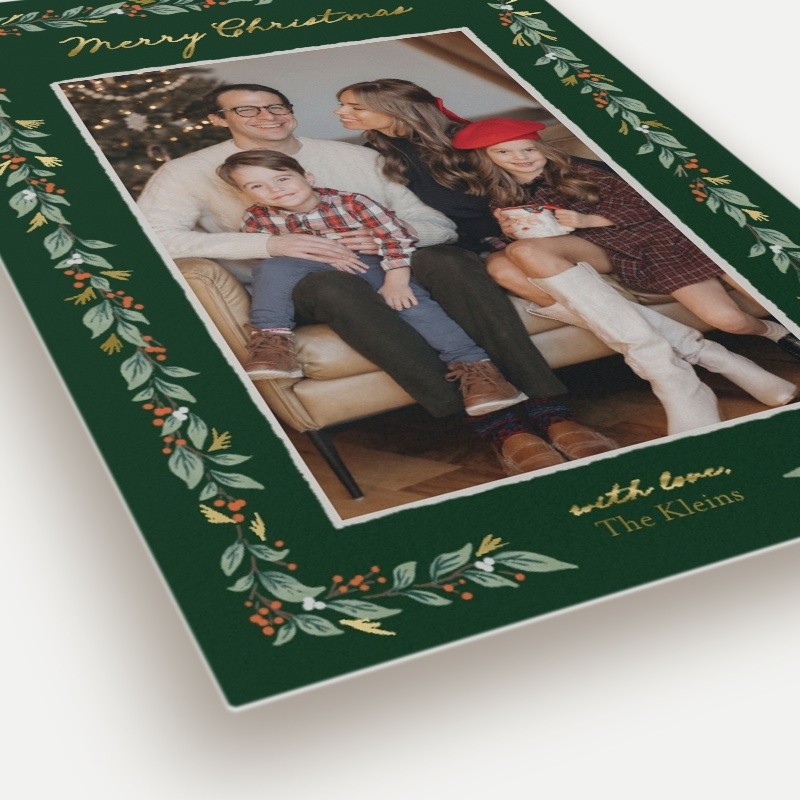 Botanical Frame Holiday Card