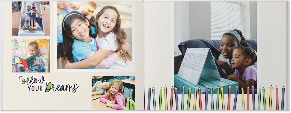 Colorful School Days by Float Paperie 8x11 undefined  Photo Book