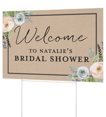 Painted Floral Corners